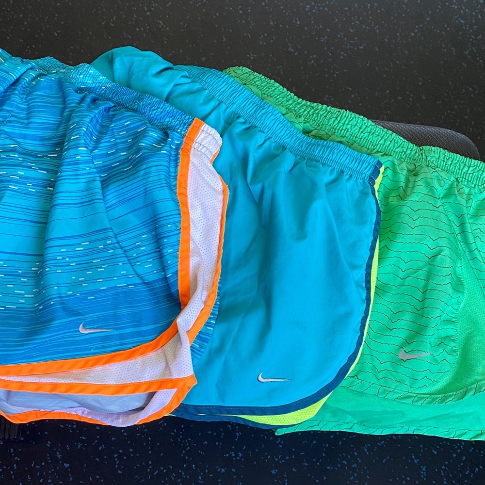 Nike Women's Vibrant Athletic Shorts Trio